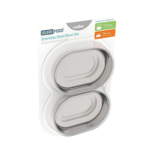 SureFeed Stainless Steel Bowl Set