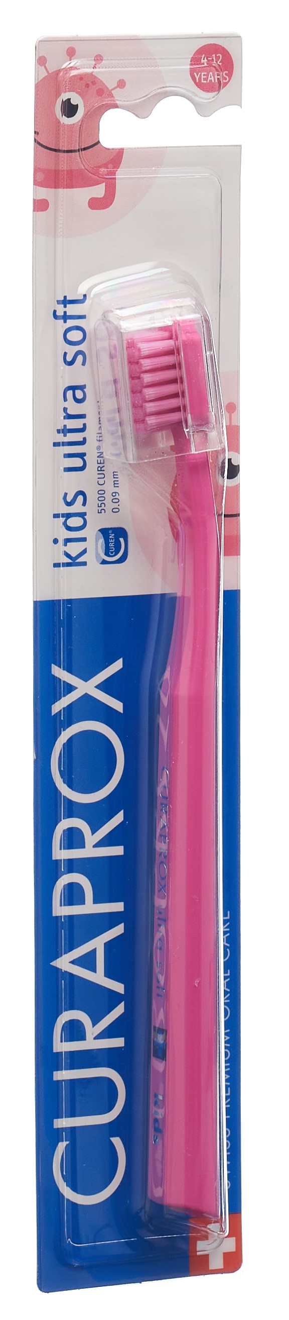 Curaprox  5500 Kids Ultra Soft brosse à dents pour enfants ultra soft Orange