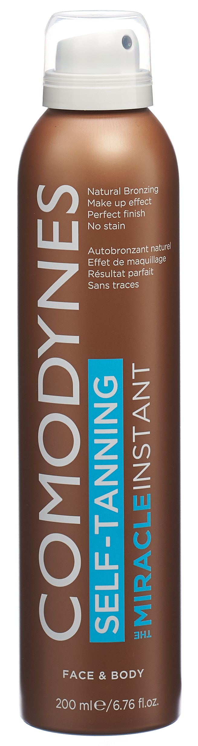 Comodynes Self-Tanning The Miracle Instant Self-Tanning Spray with Moisturizing Effect 200 ml