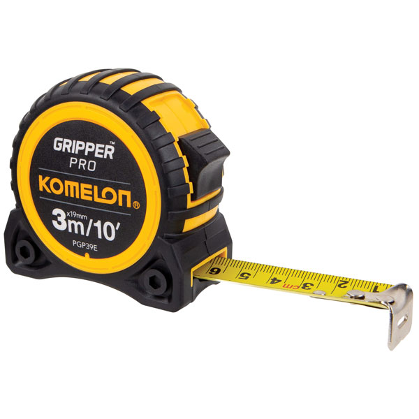 Komelon Gripper Tape 3M/10Ft - Versatile And Durable Measuring Tool For Diy And Professionals