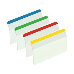 Post-it Index Strong Filing Tabs 50.8 x 38.1 mm Assorted 6 x 4 Pack