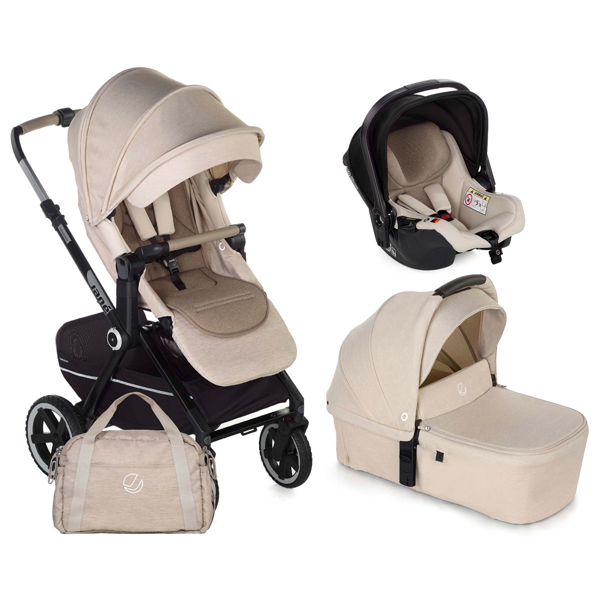 Crosslight-3 + Sweet + Koos iSize 3in1 travel system - Desert