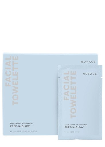 NuFACE Prep-N-Glow Facial Towelette (20 Pack)