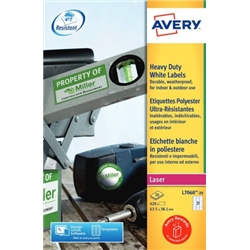 Avery White Heavy Duty Laser Labels