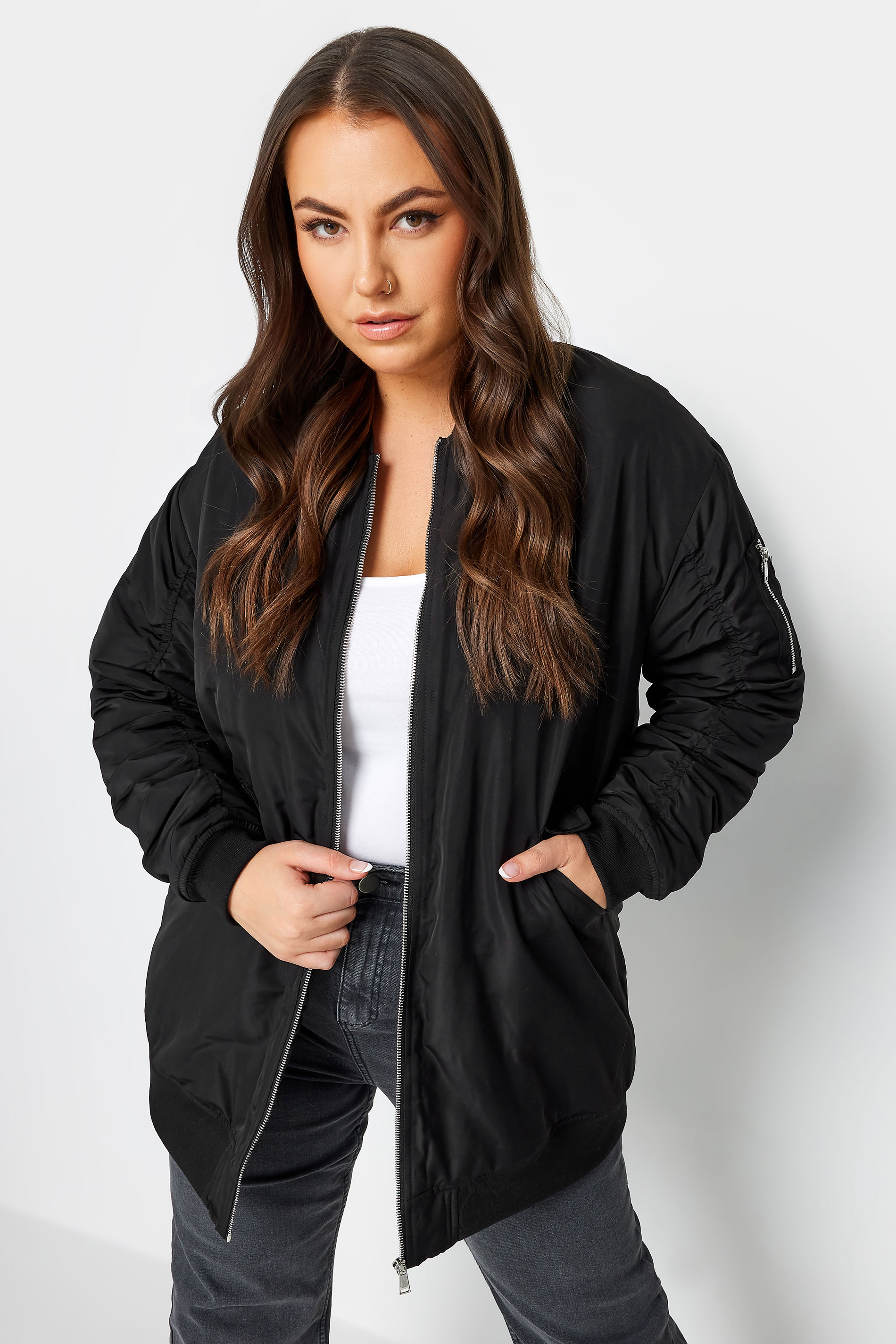 Longline Bomber Jacket