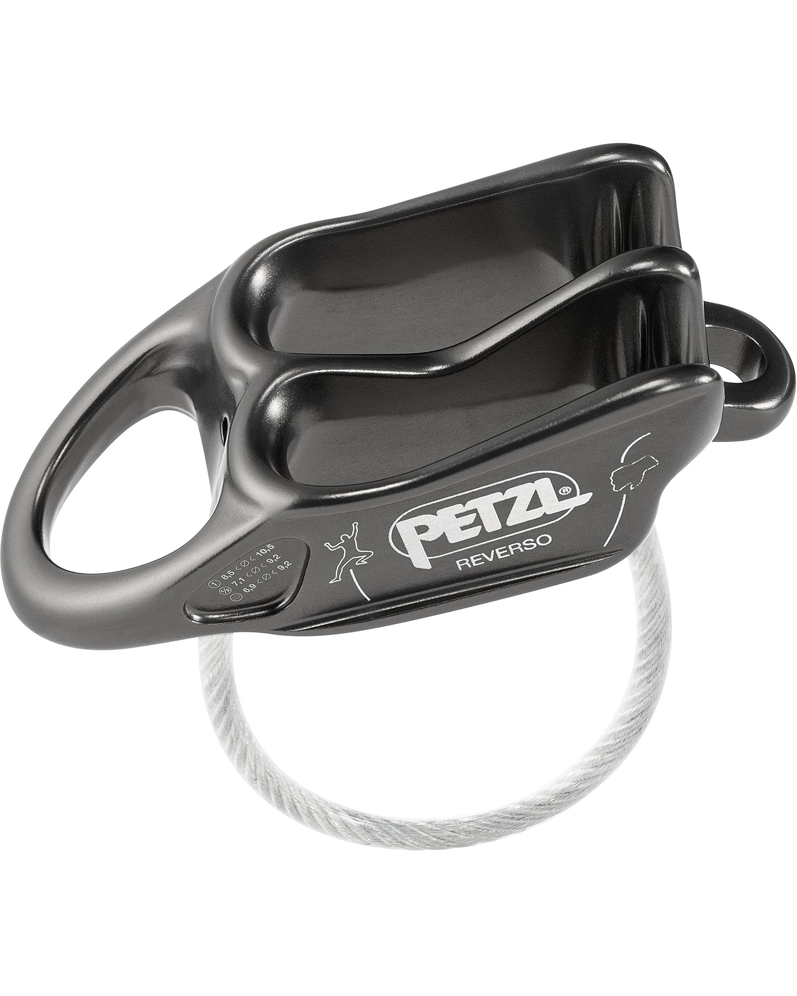Petzl Reverso Belay Device | Grey