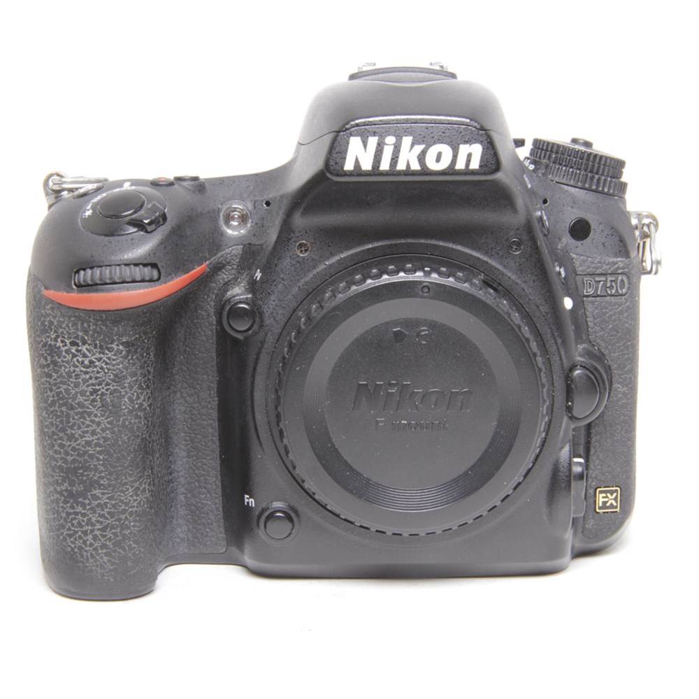 Nikon D750 Digital SLR Camera, HD 1080p, 24.3MP, Wi-Fi, 3.2 Tilting LCD Screen, Black, Body Only