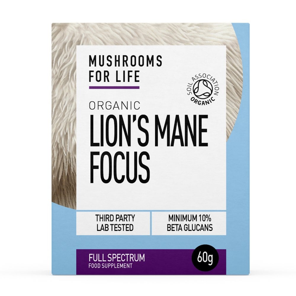 Mushrooms For Life Organic Lion&apos;s Mane - 60g Powder