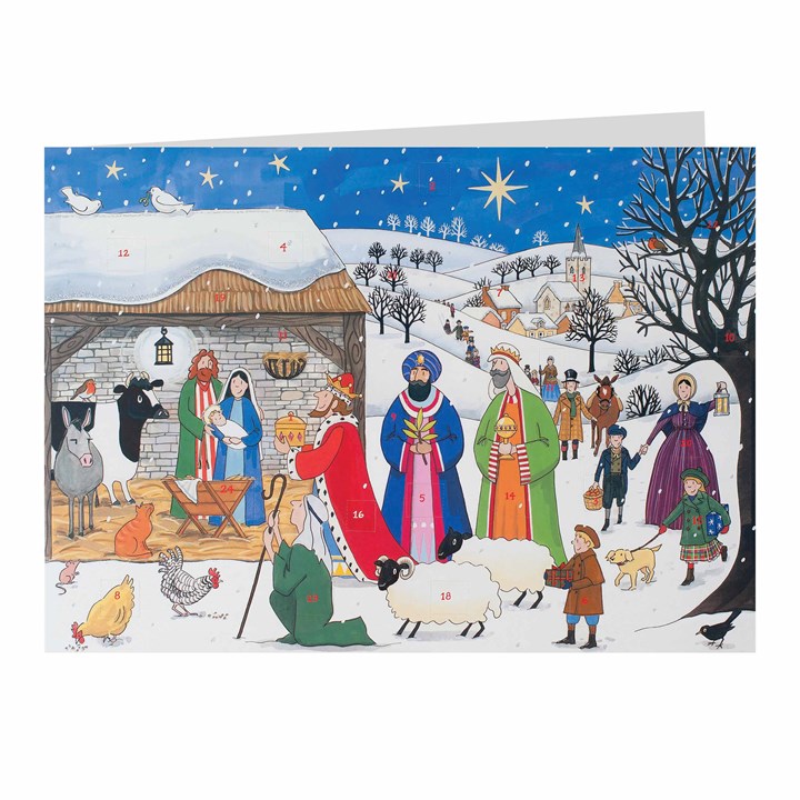 Alison Gardiner Jesus Is Born Advent Card