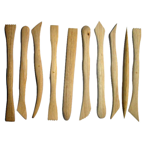 Major Brushes Boxwood Clay Tools 16cm 10 Pack