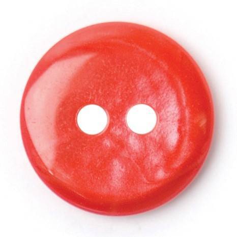 Coats Crafts Round Pearl Effect Buttons - Red - 381