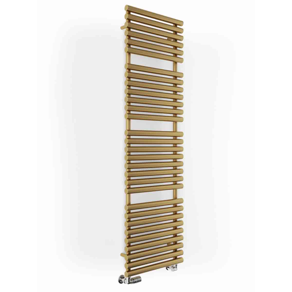 TERMA Heated Towel Rail, Rolo-towel, 1800/520, Brass