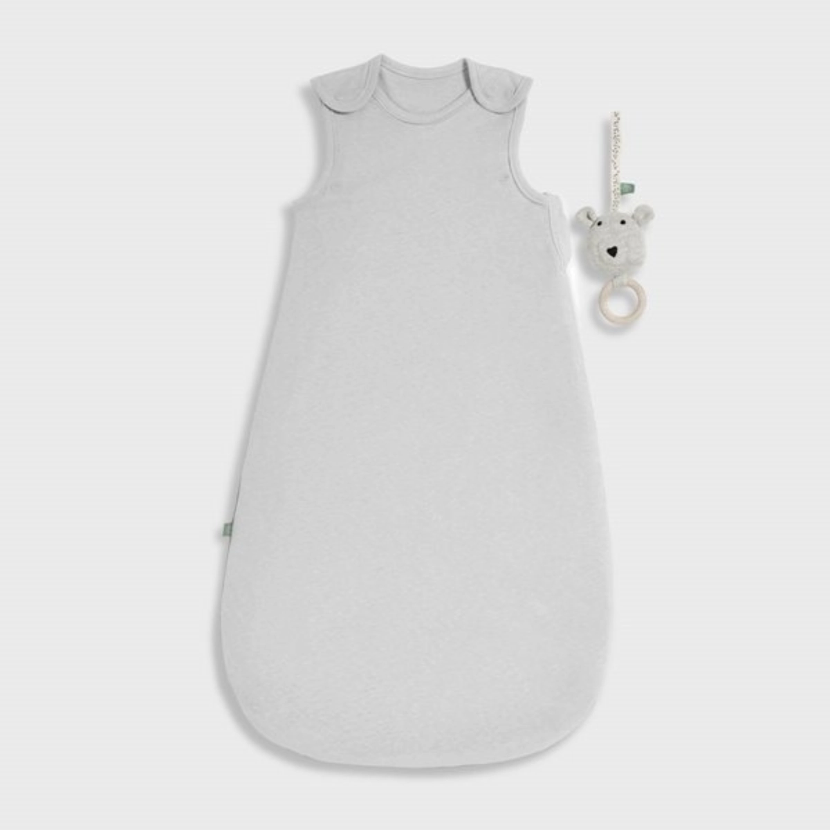 The Little Green Sheep Cotton Blend 1 TOG Baby Sleeping Bag white,brown