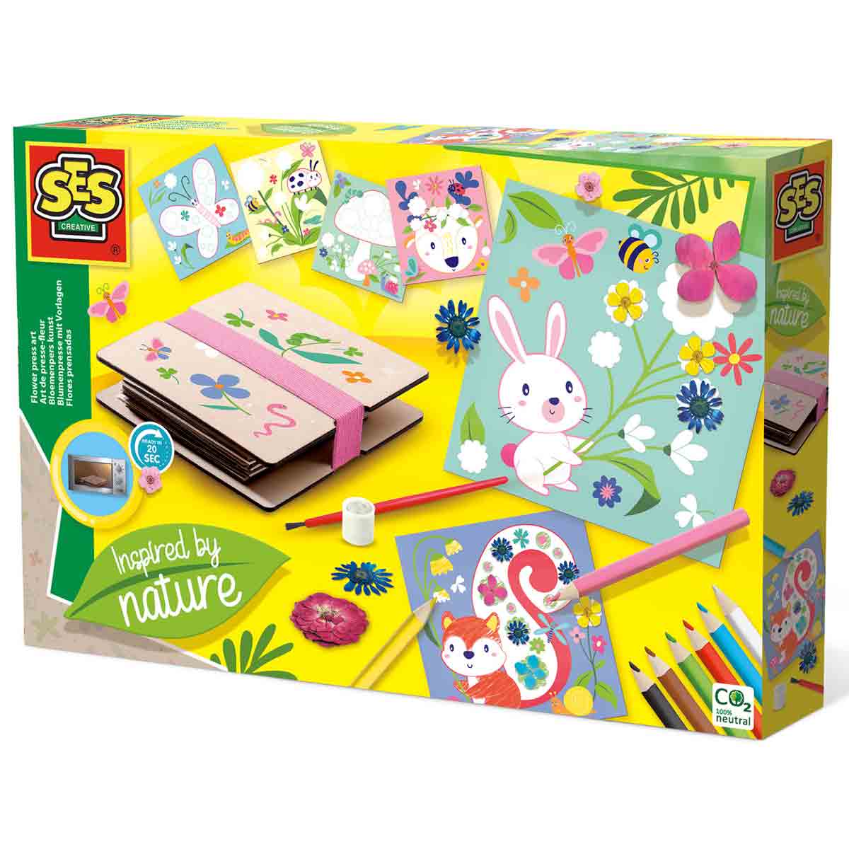 Ses Creative Inspired by Nature Flower Press Art Craft Kit