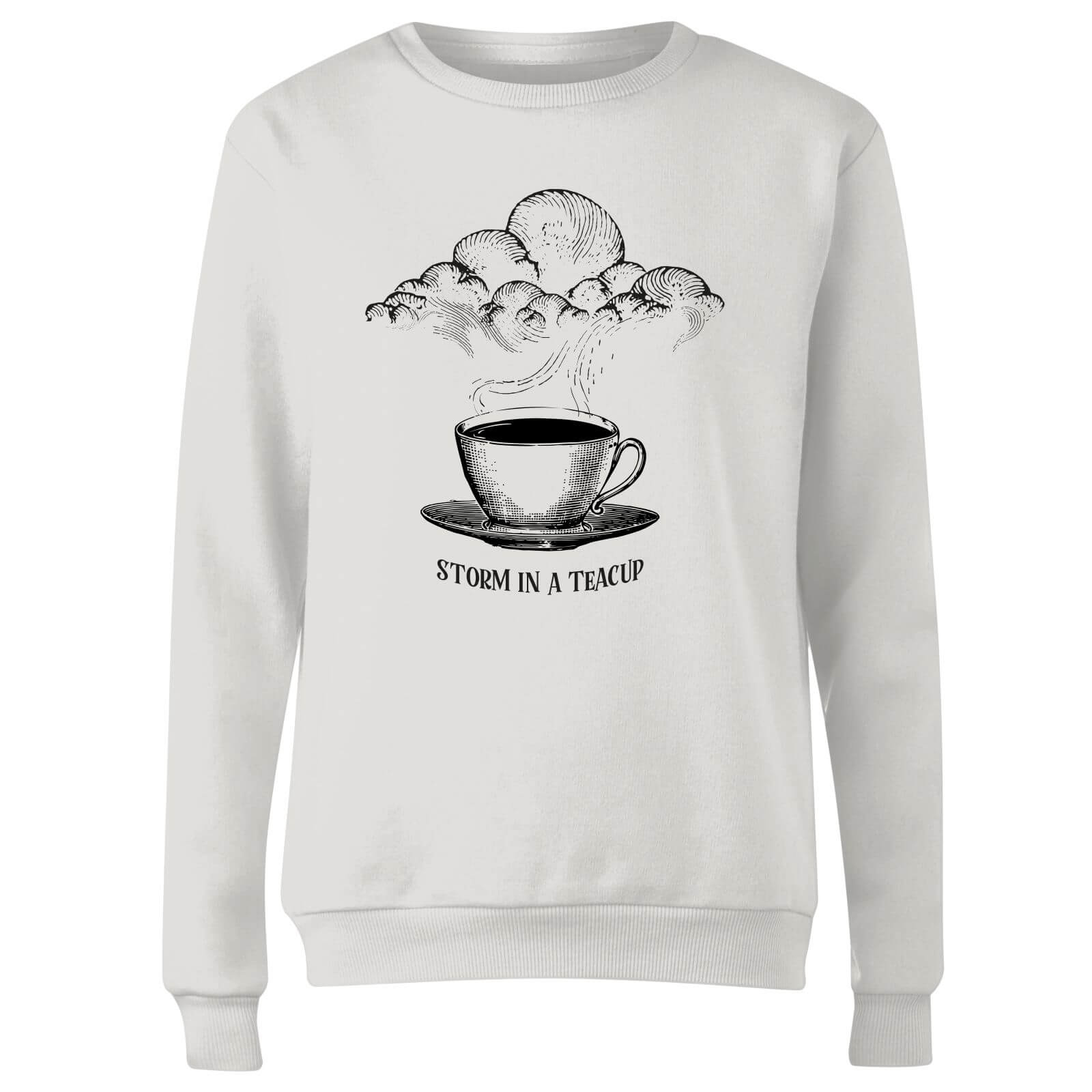 By IWOOT Storm In A Teacup Women's Sweatshirt - White - XS - White | adult