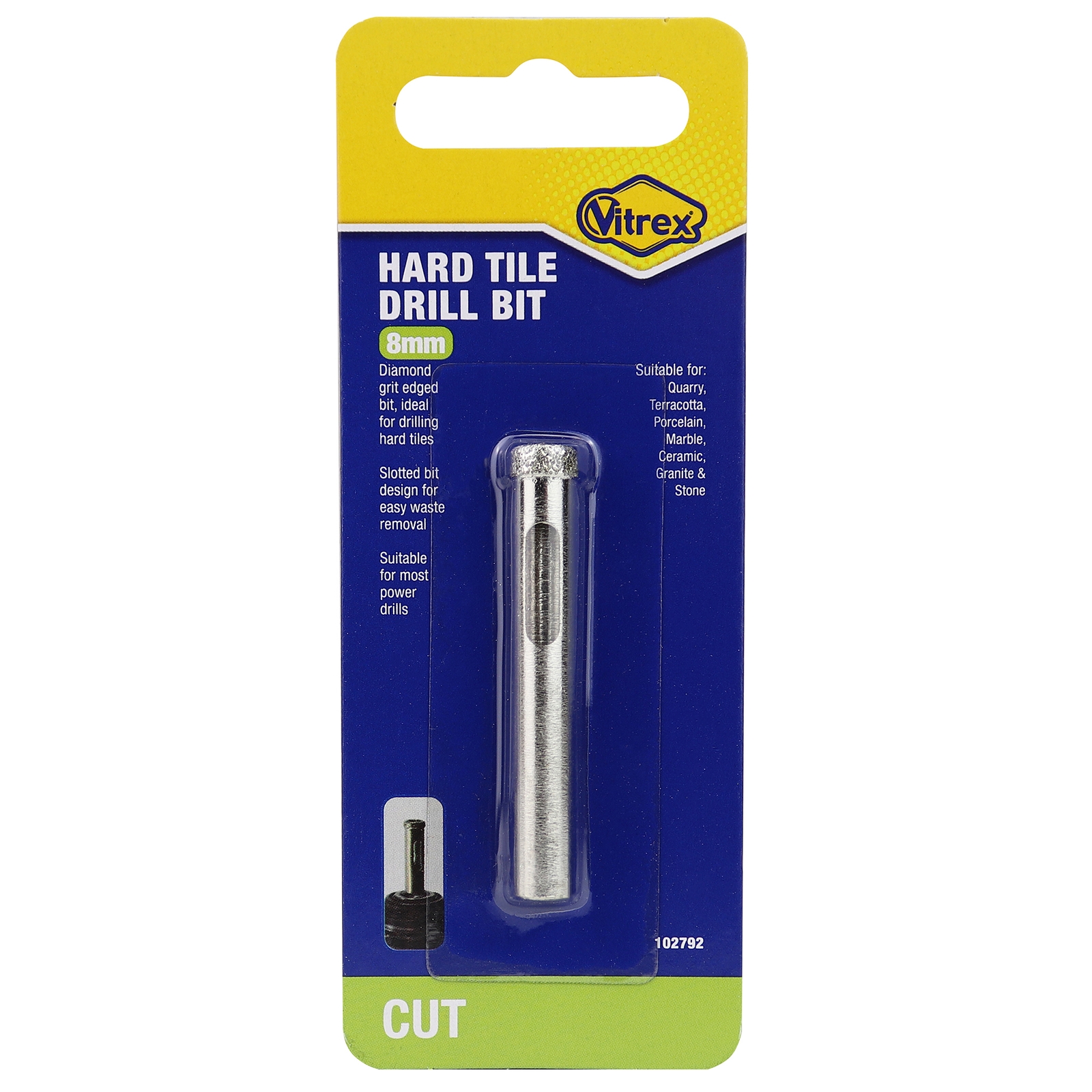 Vitrex Hard Tile Drill Bit 8mm