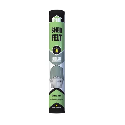 Roof Pro Green Shed Felt, (l)10m (w)1m