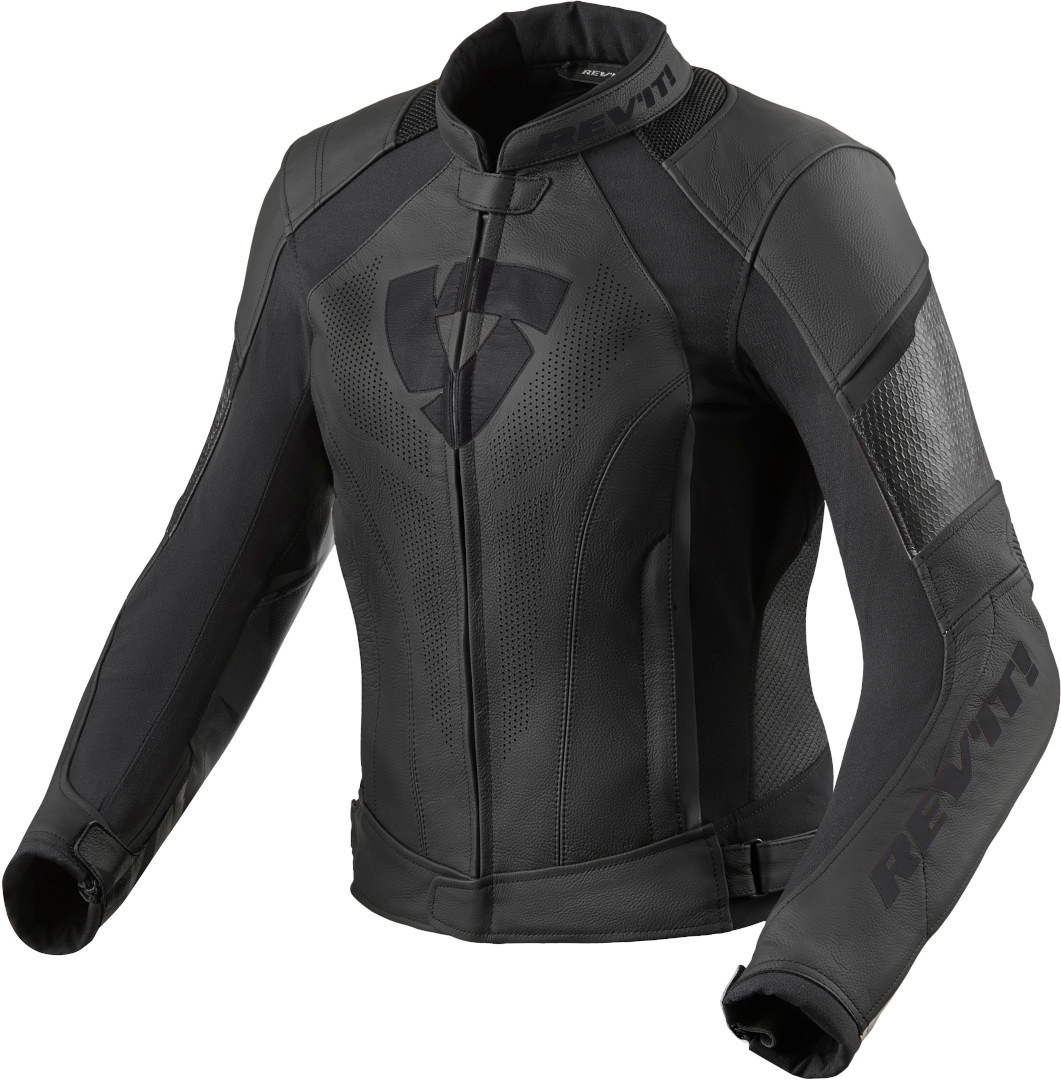  Revit Xena 3 Damen Motorrad Lederjacke, schwarz, Größe 34, schwarz, Größe 34