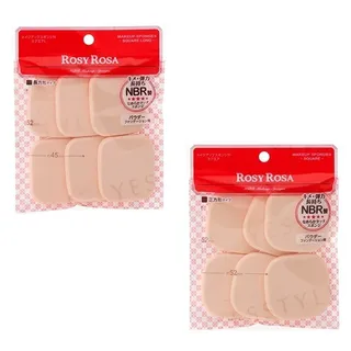 Chantilly - Rosy Rosa Make Up Sponge N Square Rectangle