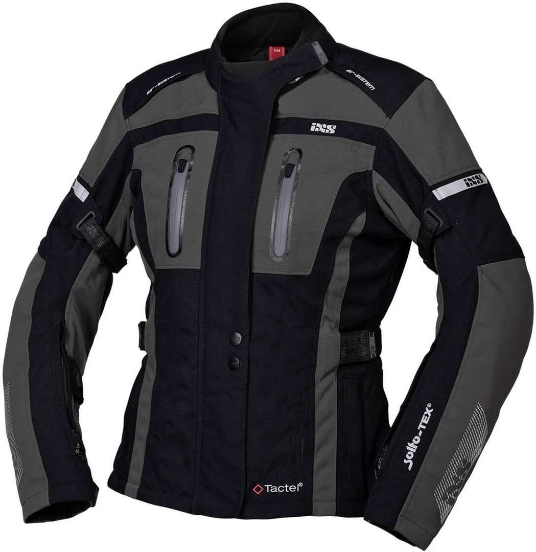  Tour Pacora-ST Damen Motorrad Textiljacke, schwarz-grau, Größe 3XL