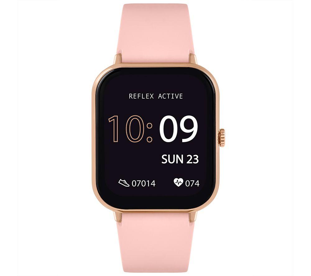 Reflex Active Series 23 Rose Gold Plated Pink Smart Watch