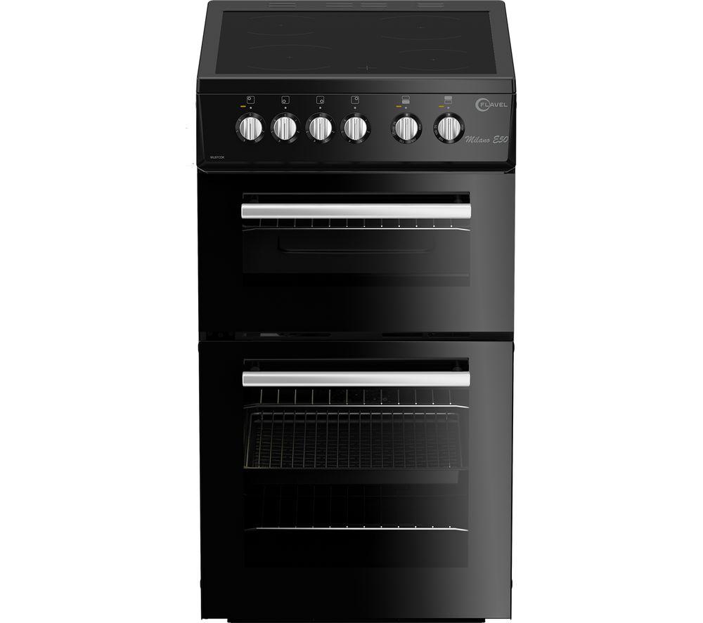Flavel MLB7CDK 50 cm Electric Ceramic Cooker - Black, Black