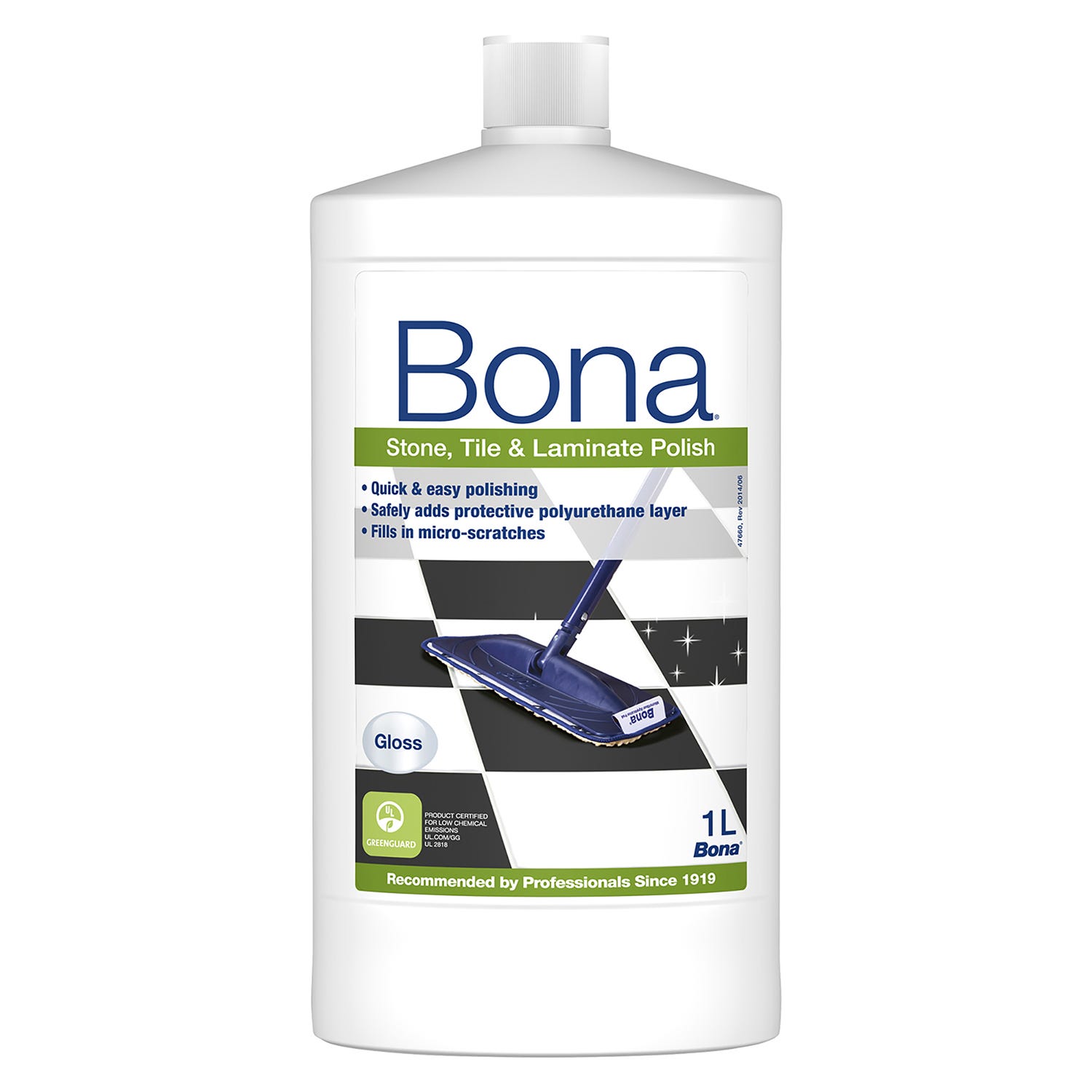 Bona 1L Stone, Tile and Laminate Floor Polish - Gloss