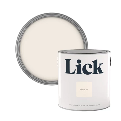 Lick White 06 Matt Emulsion Paint, 2.5L