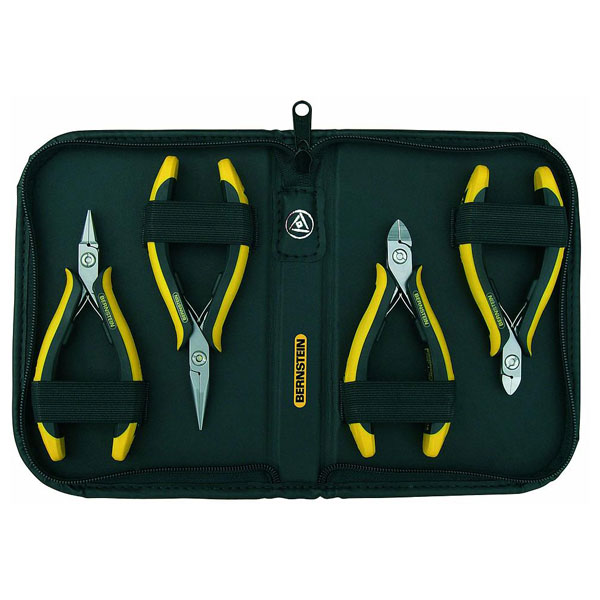 Lot de 4 pinces TECHNICline en étui Bernstein 3-970