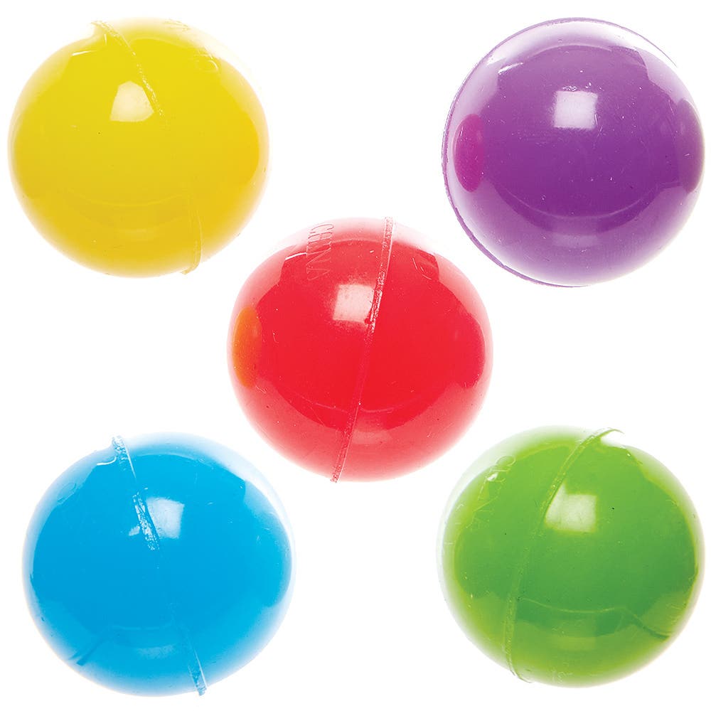 Baker Ross Rainbow Colours Bouncy Balls (Pack of 12) Toys