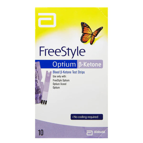 Abbott Optium Ketone Strips - 10 Strips