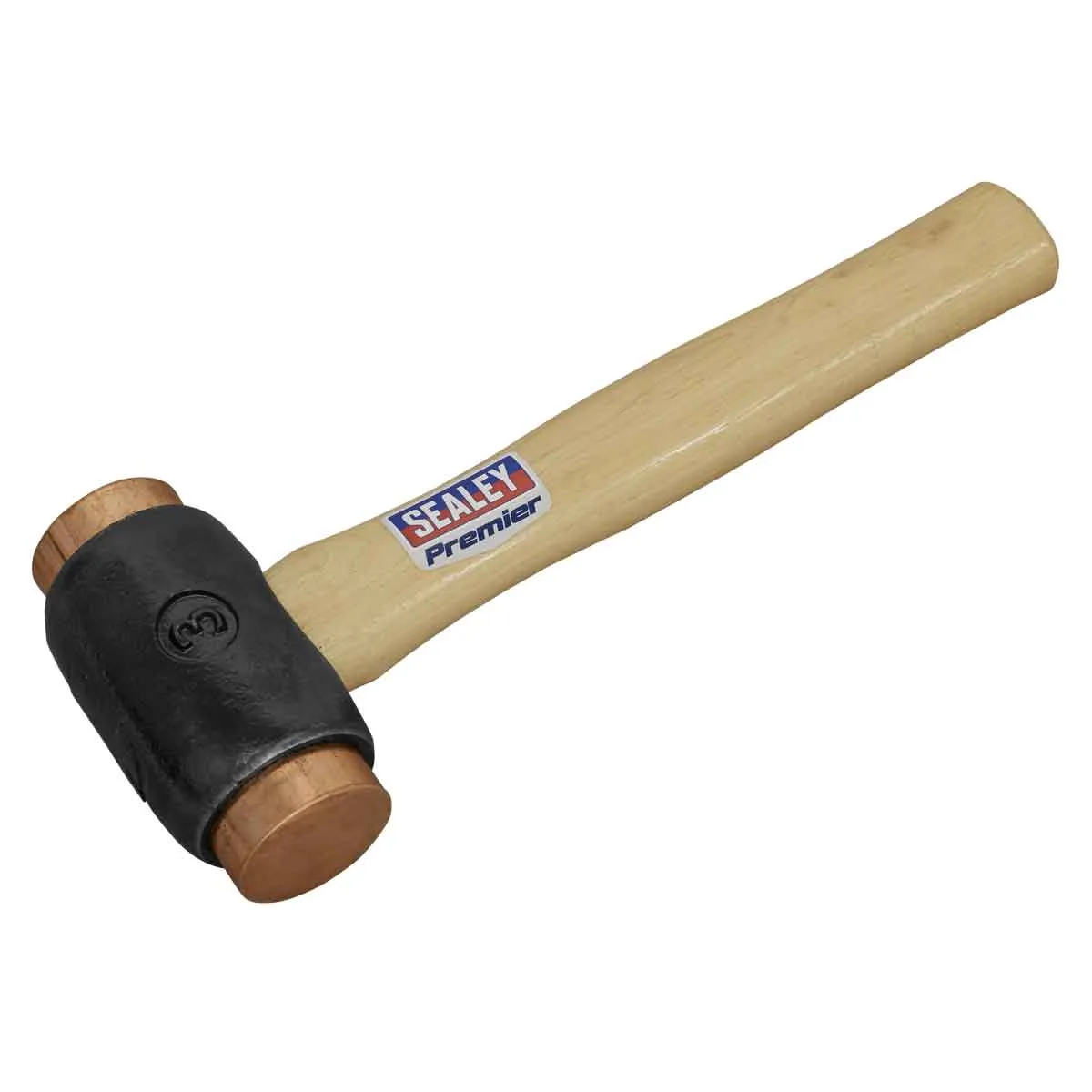 Sealey CFH04 4.3lb Copper Faced Hammer with Hickory Shaft
