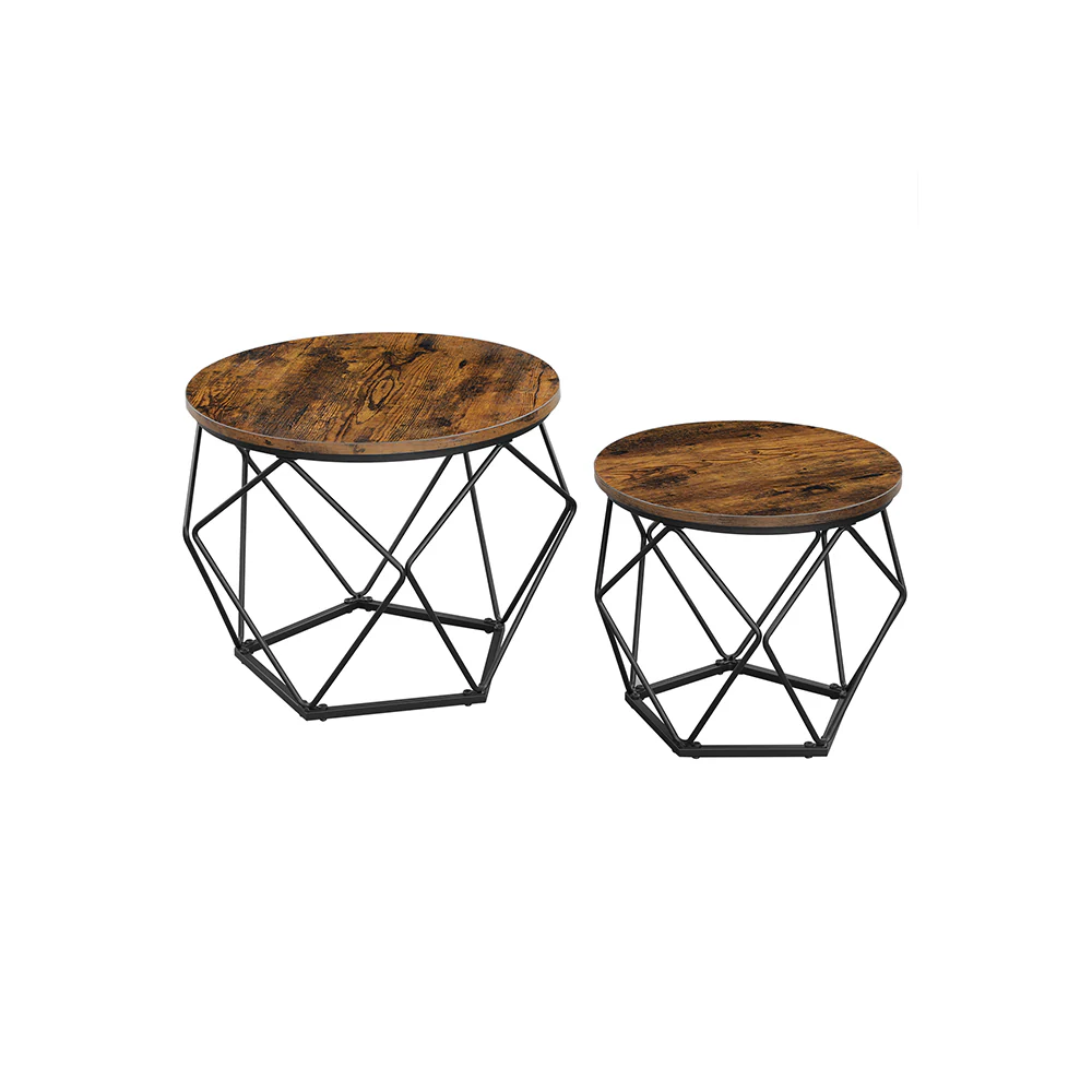 SONGMICS Rustic Brown Coffee Tables