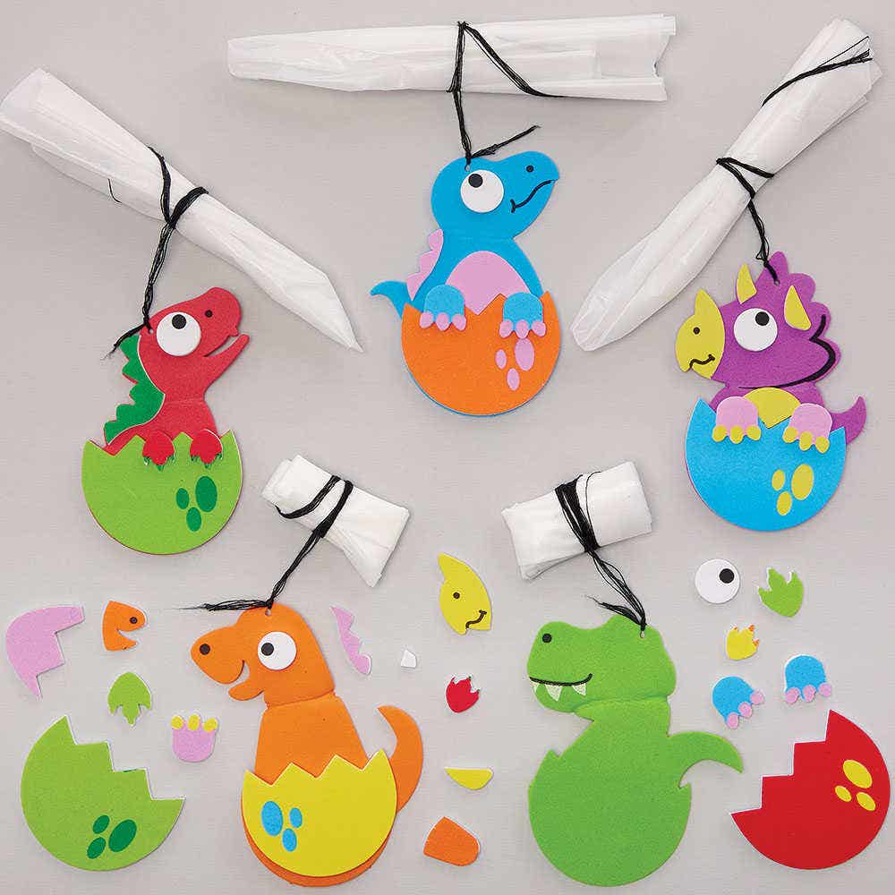 Baker Ross Dinosaur Parachute Kits (Pack of 6)