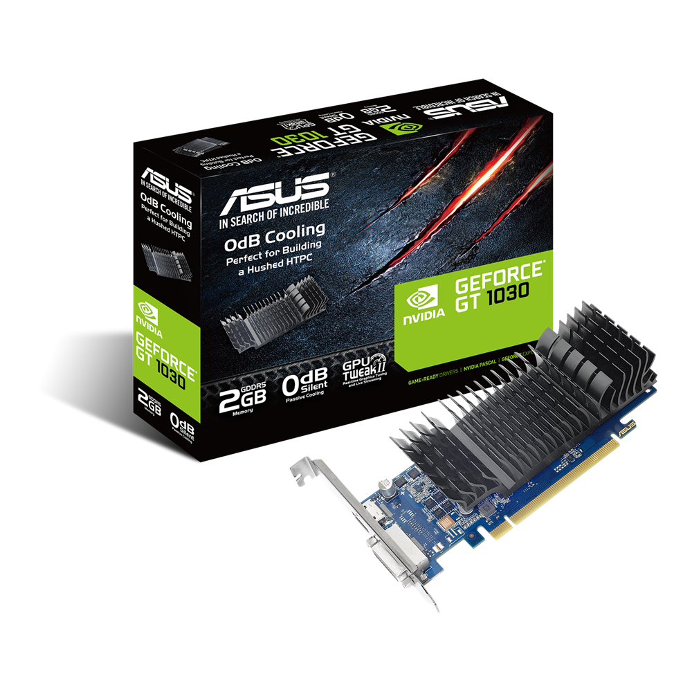 Asus NVIDIA GeForce GT1030 2GB DDR5 Graphics Card