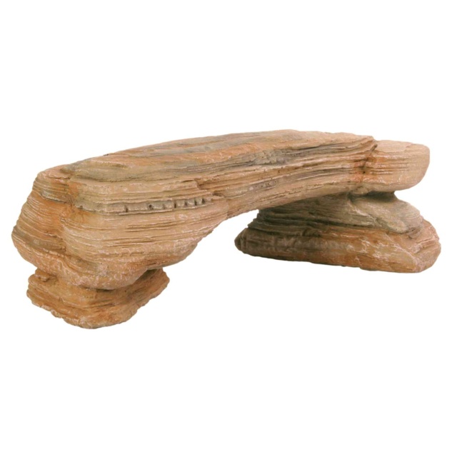 Trixie Rock Plateau Aquarium Ornament Fish Tank Cave Polyresin Decoration, 29 cm