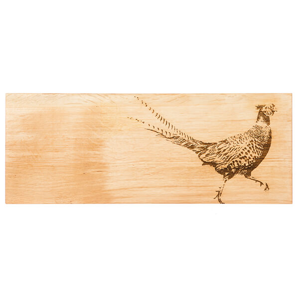 The Just Slate Company - Oak Pheasant Serving Board - Large