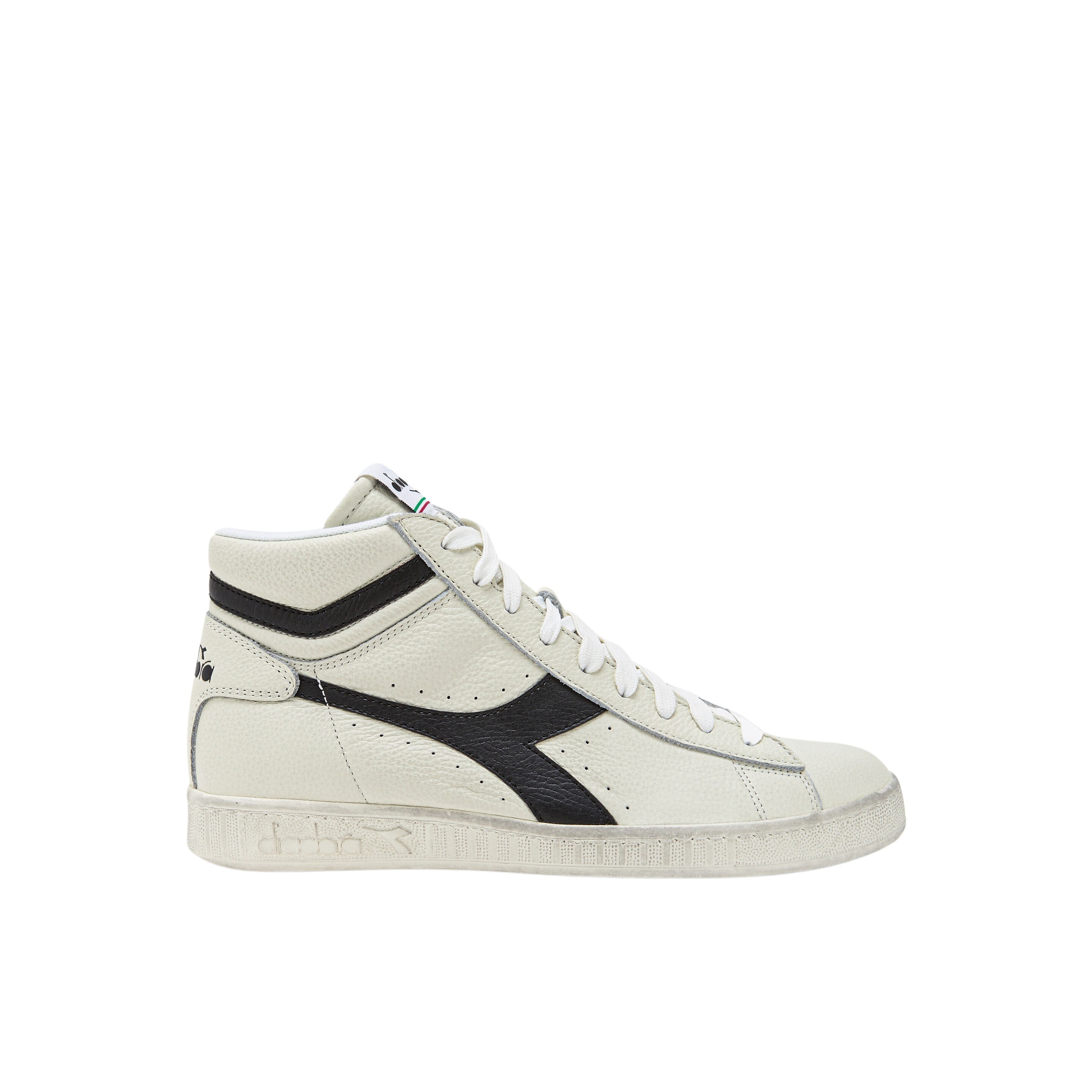Diadora Game L High Waxed Leather High Top Trainers