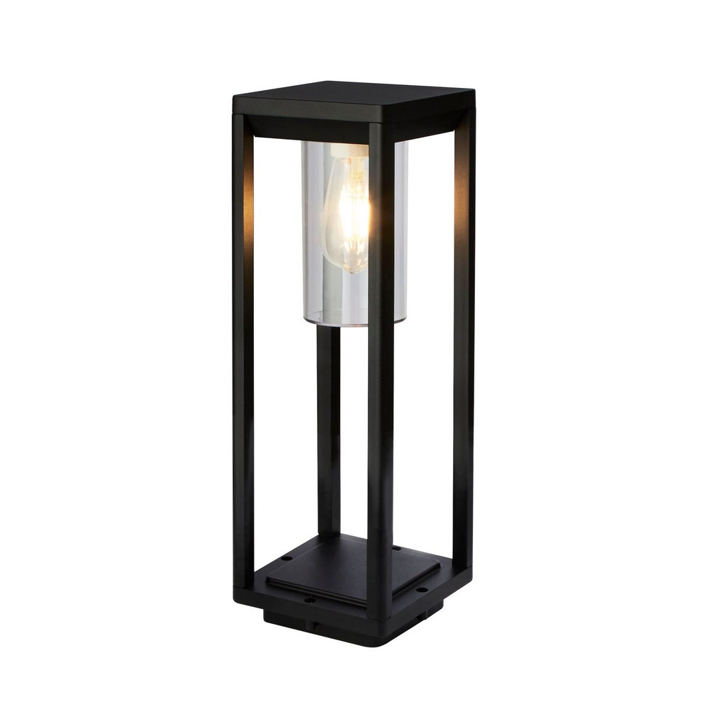 Searchlight Lighting So'home 45cm Outdoor Black Cage Post Light