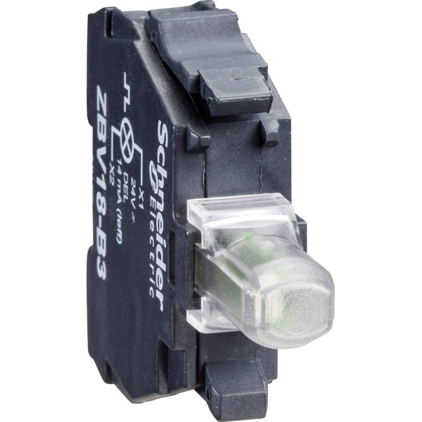 Schneider Electric Harmony XB Series Light Block, 230V, White Illumination