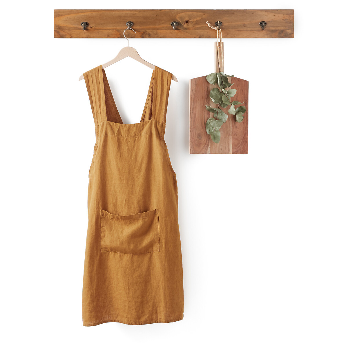 La Redoute Interieurs Victorine Japanese Washed Linen Apron by La Redoute