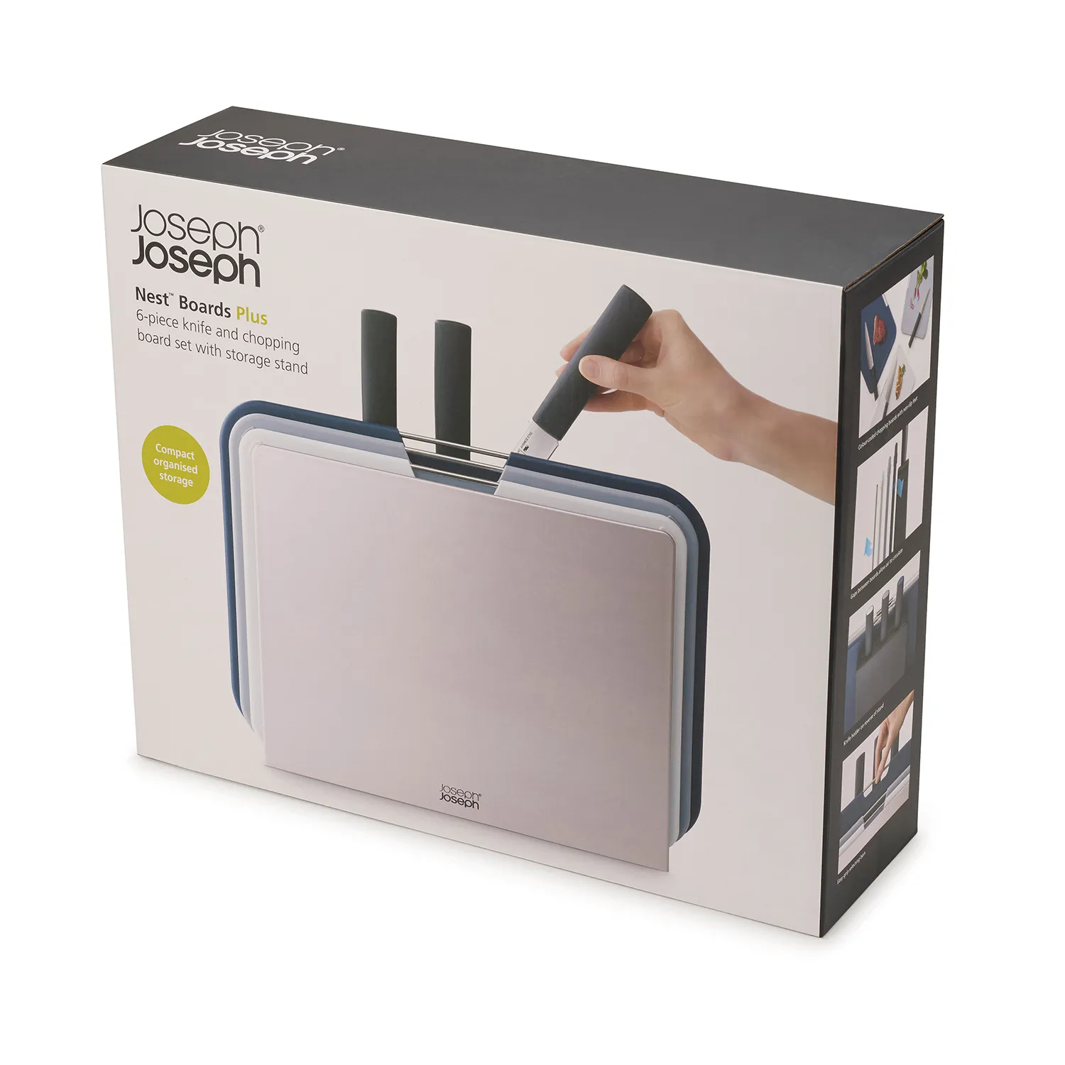 Joseph Joseph , 6 Piece Knife And Board Set, Asstd