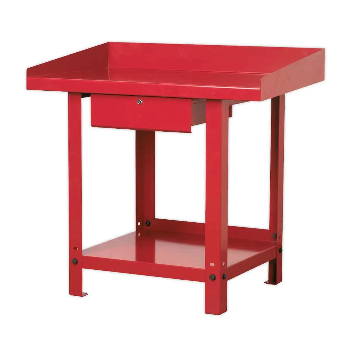  Metal Workbench with Drawer 1m