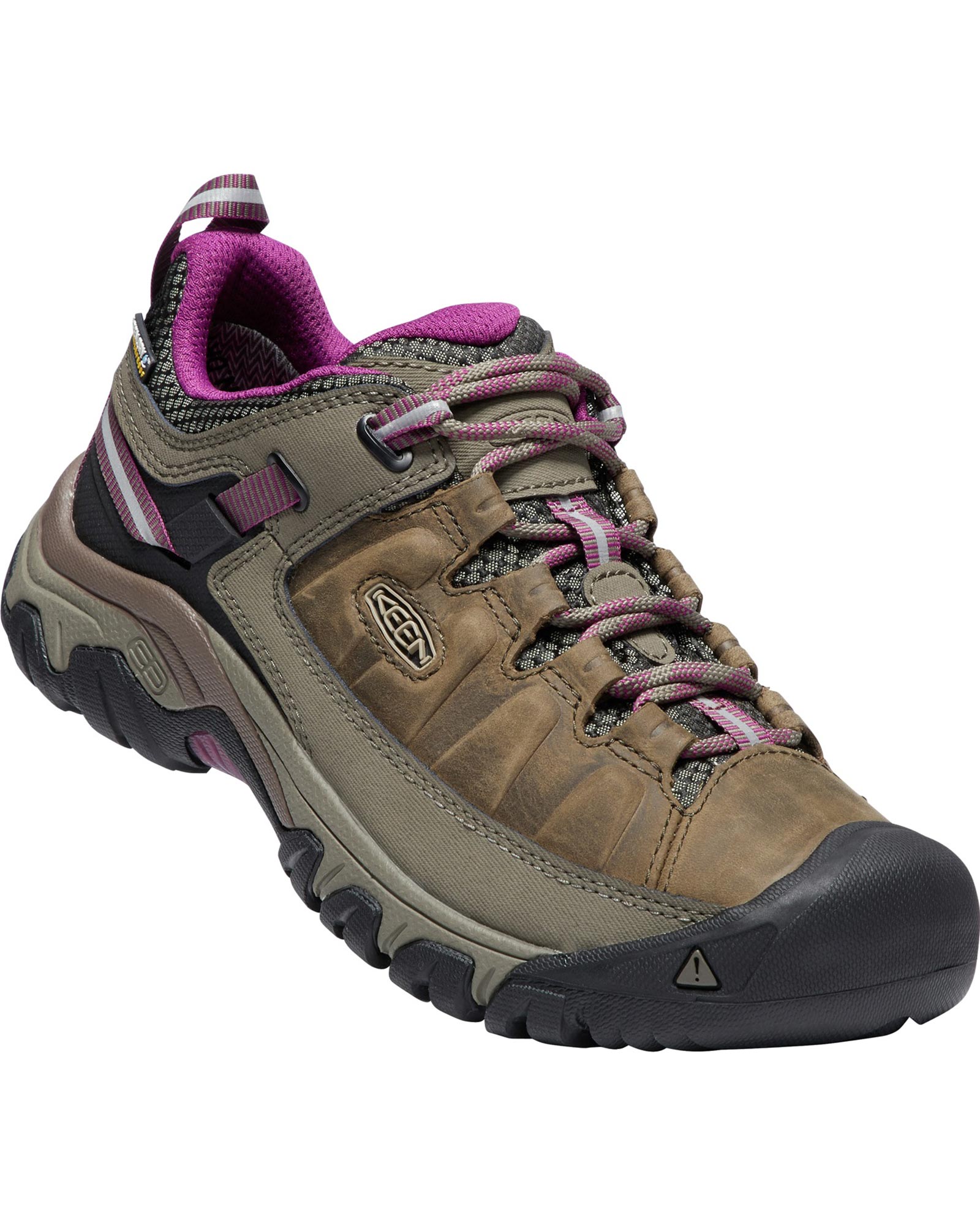 Keen Womens Targhee III Waterproof Hiking Shoes (Weiss / Boysenberry)-4