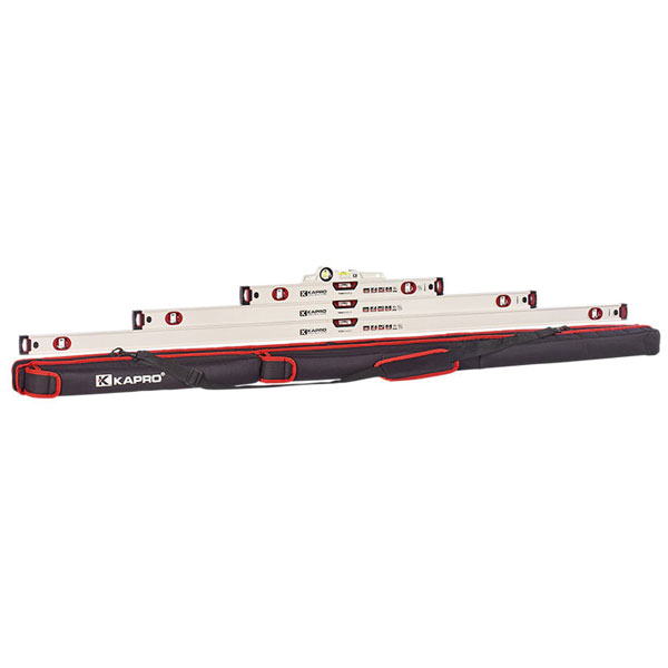 Kapro 705 Eagle Optivision Red Box Level Set, 4 Piece