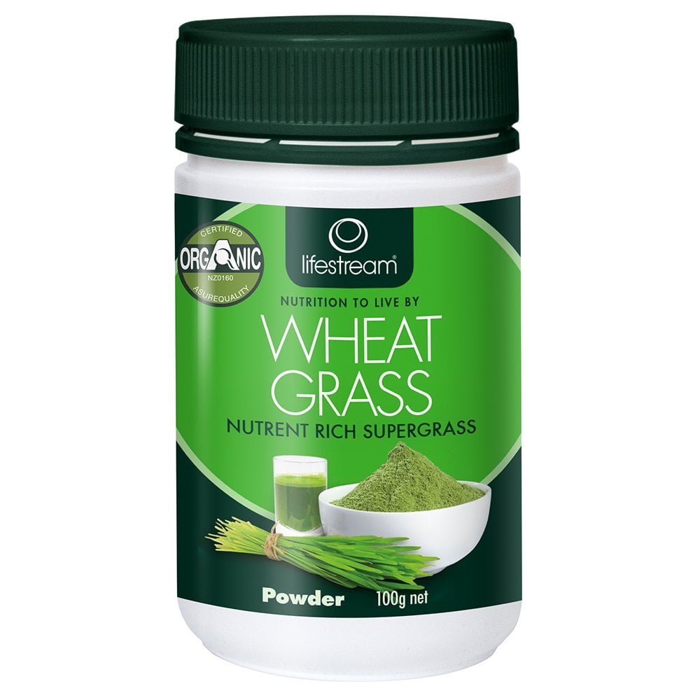 Lifestream Organic Wheat Grass Powder   100g