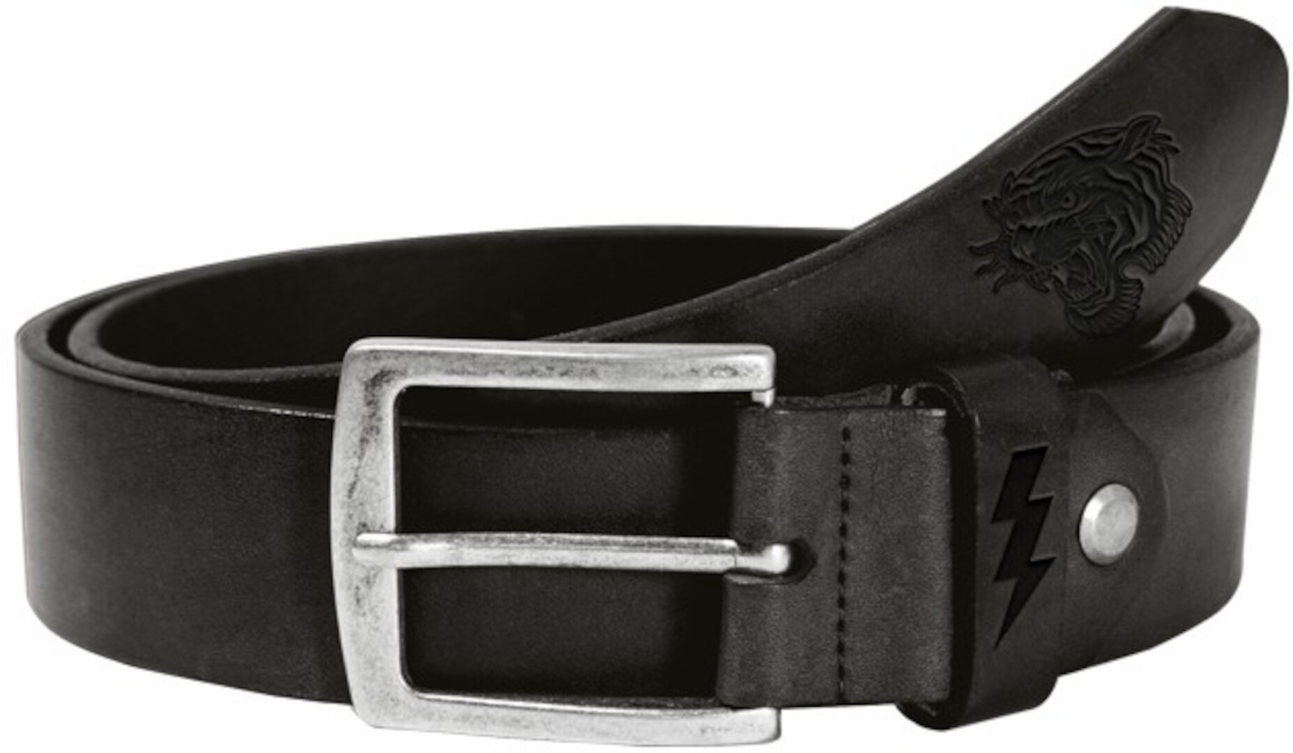 John Doe Tiger Belt, black, Size 85 cm, black, Size 85 cm