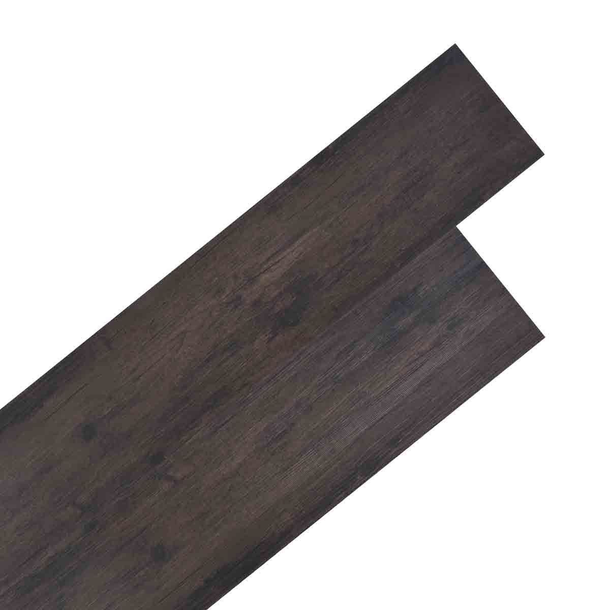 VidaXL PVC Flooring Planks 5.26 m² 2 mm Oak Dark Grey