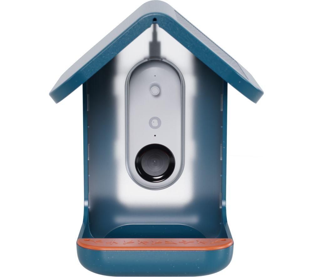 Bird Buddy 2.0 Smart Camera Bird Feeder with Solar Roof - Blue, Blue
