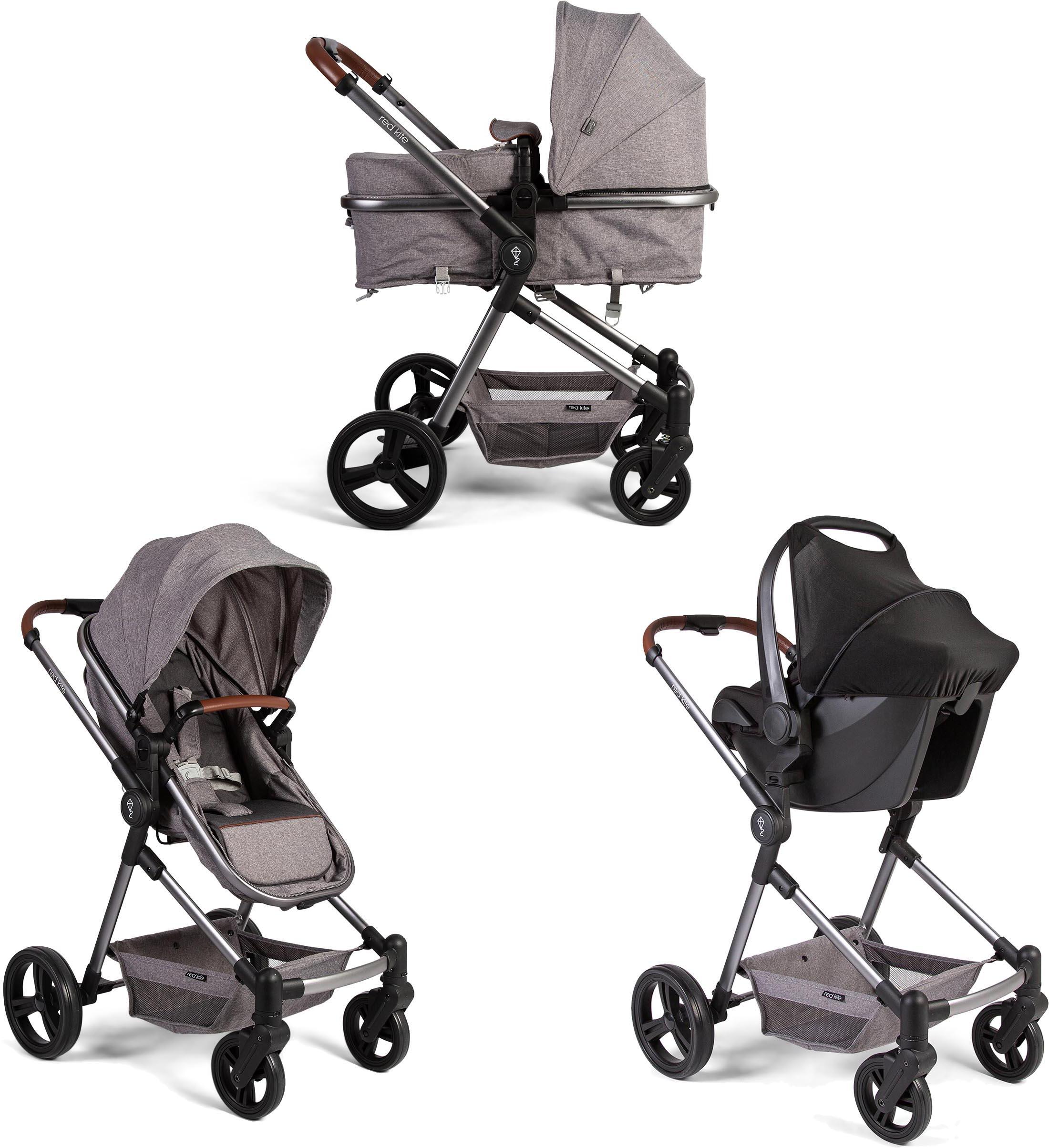 Red Kite Push Me 3 in 1 i-Size Savanna Travel System, Graphite